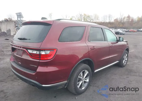 2016 Dodge Durango Limited z USA, uszkodzony, nr VIN 1C4RDJDG8GC353507